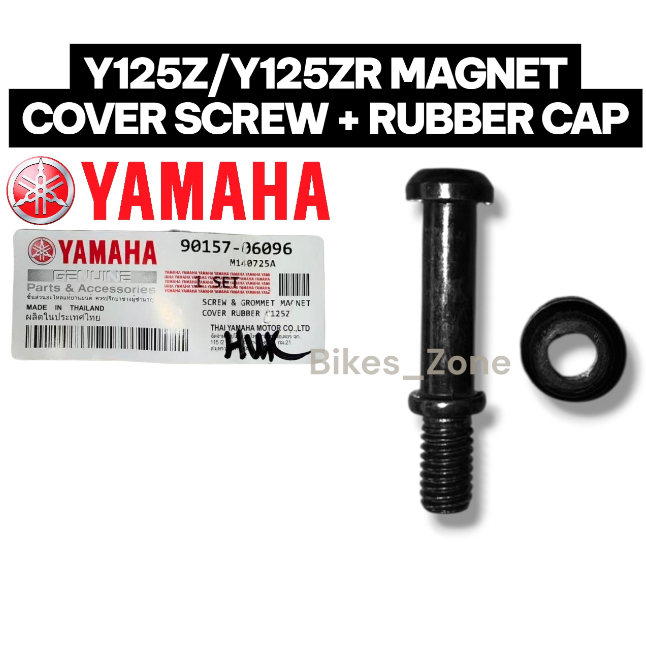 Y125 ZR Y125ZR Y125Z 125 ZR 125ZR 125Z MAGNET ฝาครอบสกรูพร้อมหมวกยาง SKRU MAGNET ฝาครอบ SKRU Y125 ZR