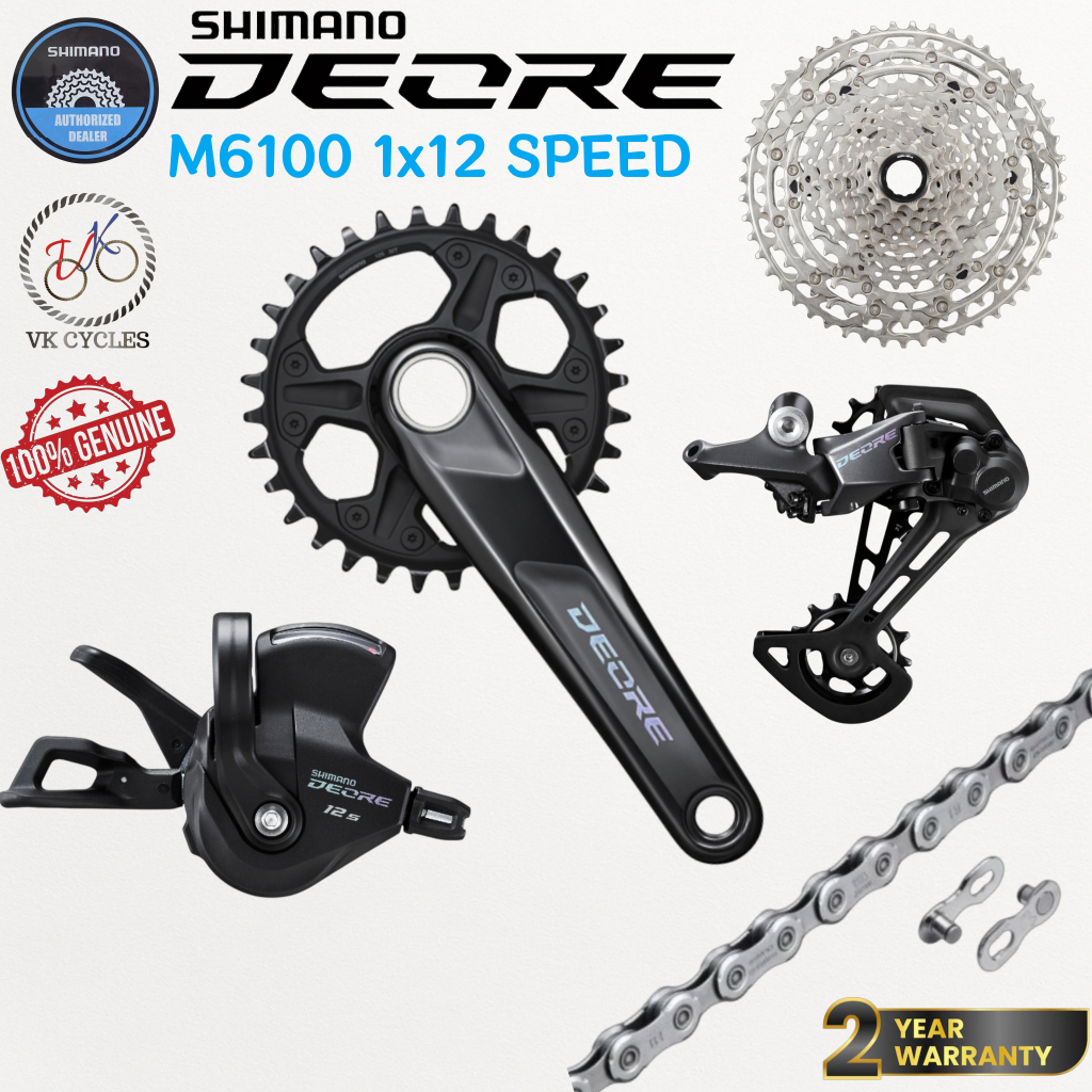 Shimano Deore M6100 SL-M6100-R 12-Speed Shifter สับจานหลัง mtb