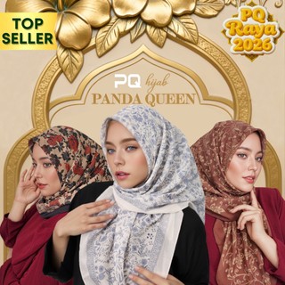 PANDA QUEENIE CORAK PRINTED HIJAB PRINTED TUDUNG  BAWAL PRINTED TUDUNG BAWAL TUDUNG BAWAL
