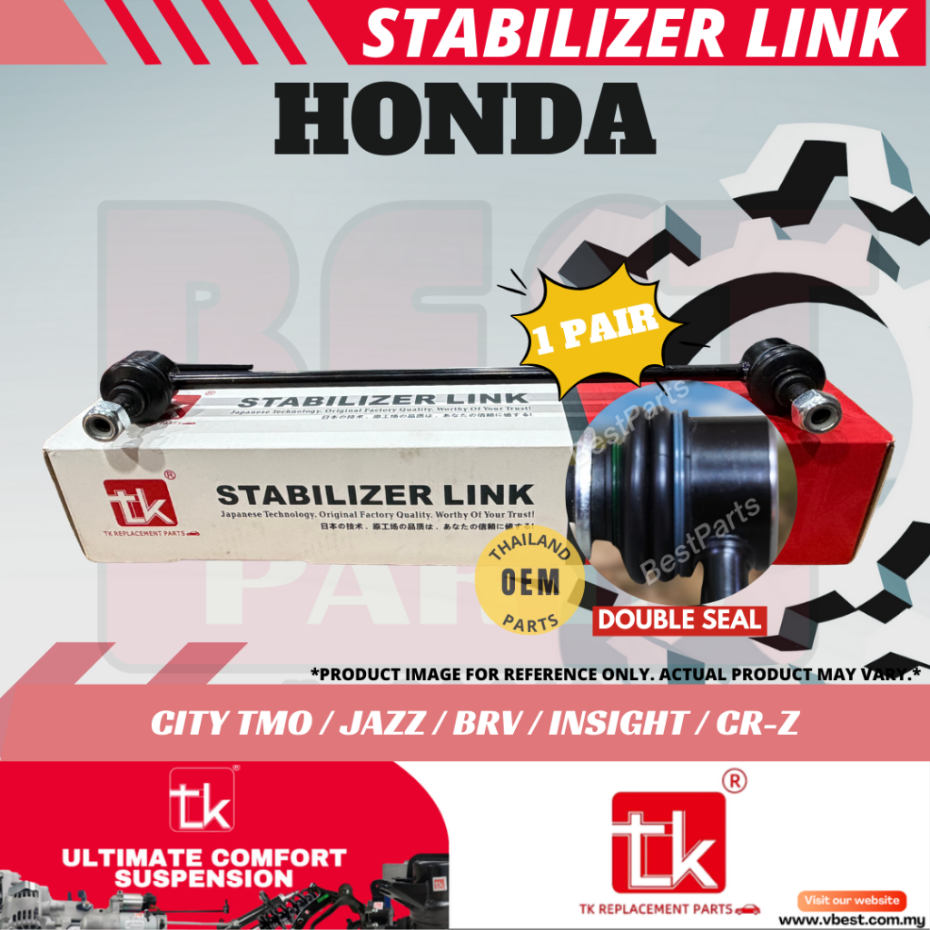 Honda Front Stabilizer Link City TMO BRV Insight CR-Z Jazz Absorber Link Abs Link 51320-TFO-003