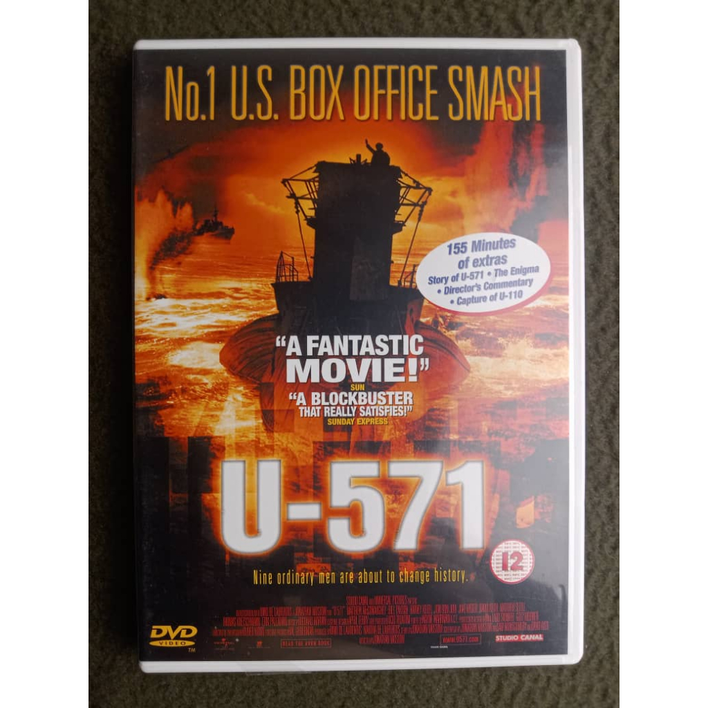 U-571 DVD MOVIE USA BOX OFFICE