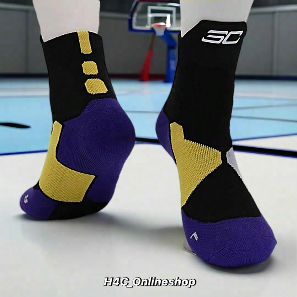 NBA High Top Medium Sleeve Elite Socks Mens Basketball Professional Training Sport Socks