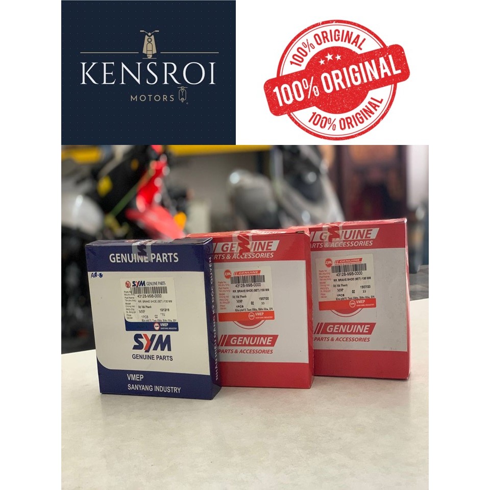 SYM JET POWER 125 /JET POWER 14-ชุดรองเท้าเบรคเบรครองเท้า Assy (ชุด) 4312B-M9B-0000