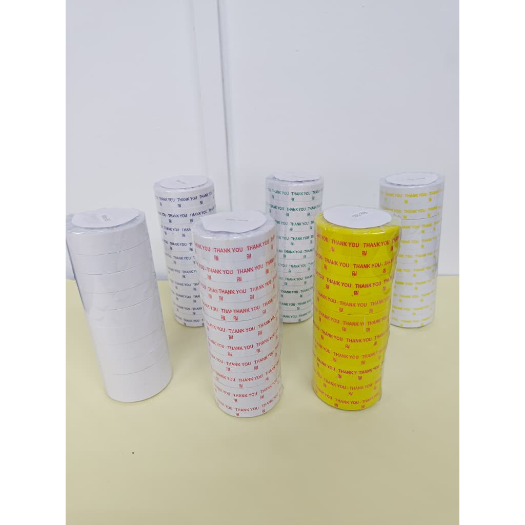 Stok Sedia 6600 Guludan Label Harga Motex /6600 Motex Price Label Roll