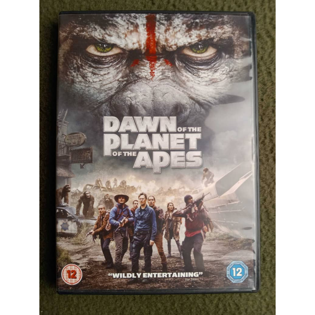 DAWN OF THE PLANET OF THE APES DVD MOVIE