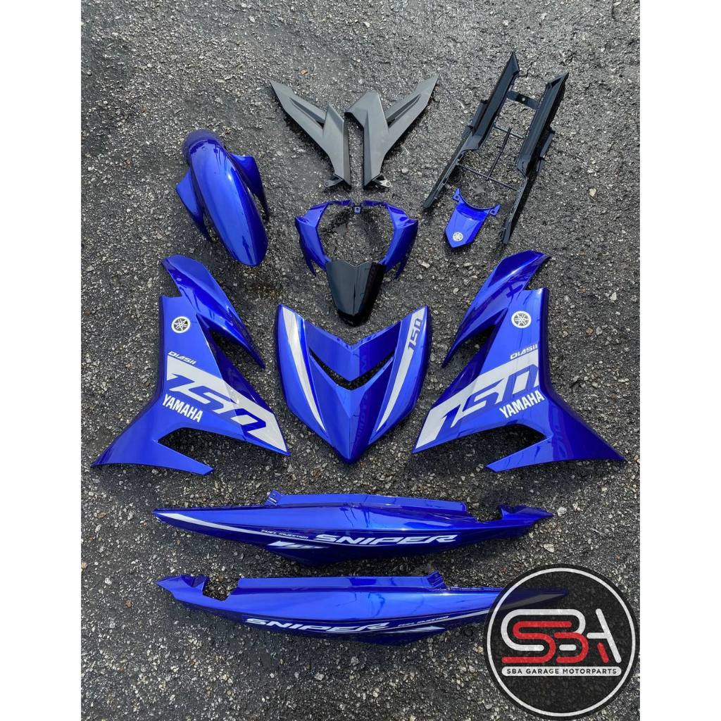 ชุดฝาครอบ Y15ZR SNIPER BLUE BIRU GP DPBMC COVERSET PREMIUM EDITION BODYSET Y15 YSUKU V1 V2 VELOZI S8