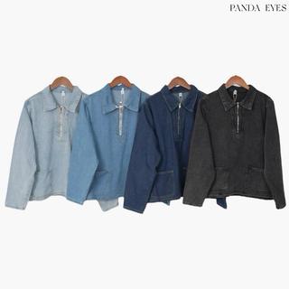 PANDAEYES JIHA DENIM JEANS BERPOCKET (CLO-CNYM18005BL)