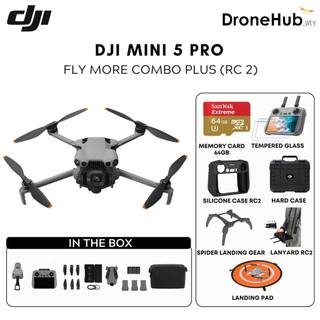 DJI Mini 5 Pro Drone dengan Sensor 360° Kamera 1 Inci Bateri Penerbangan 36 Minit untuk Fotografi dan Memori