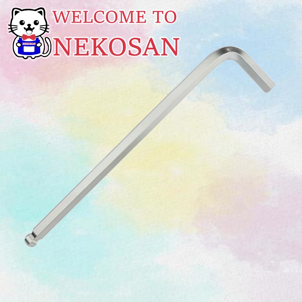 NKS L Shape Allen Ball Point End แขนยาว Hex Key ประแจเมตริก Allen Key 12mm-17mm