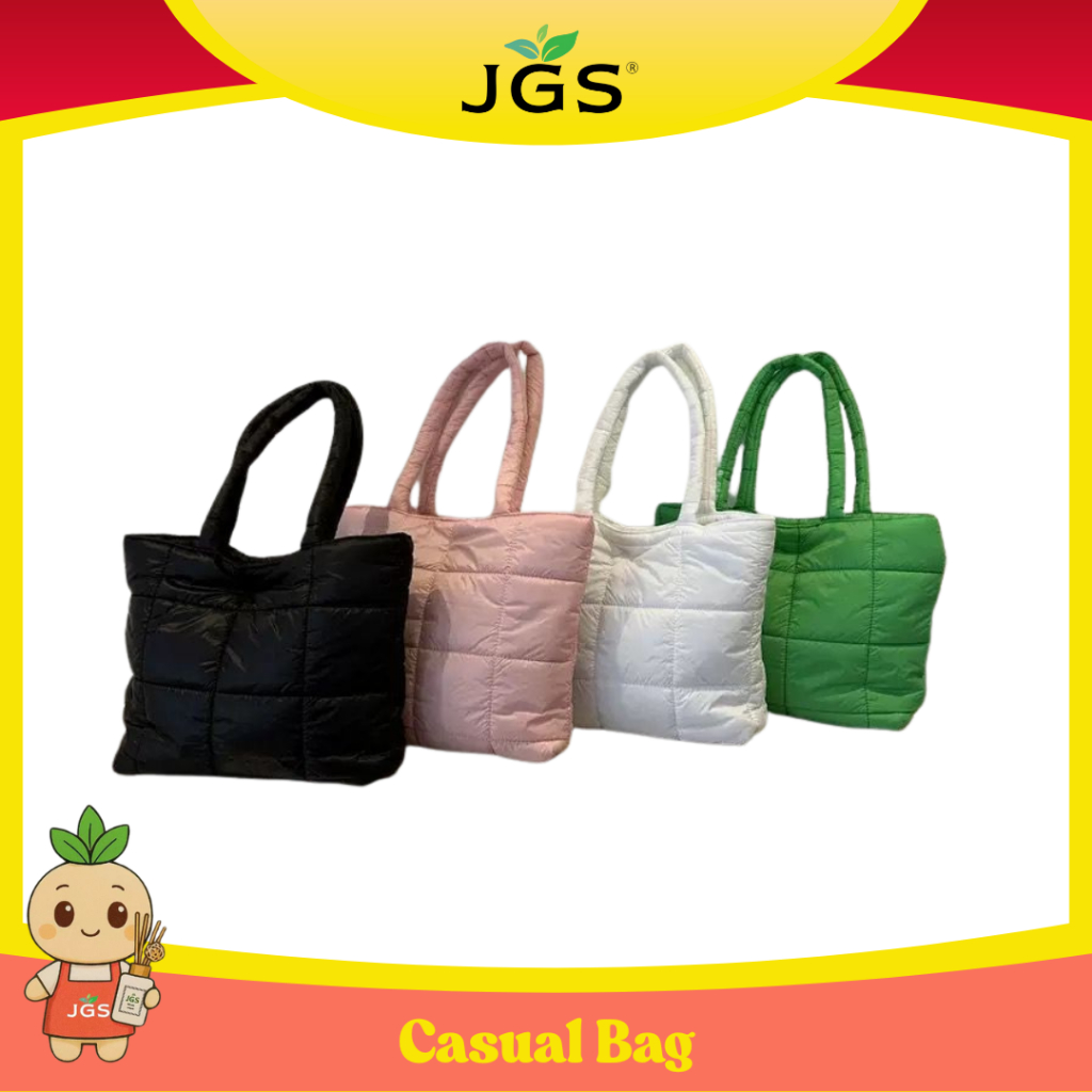 Casual Puffer Tote Bag Minimalist Daily Bag