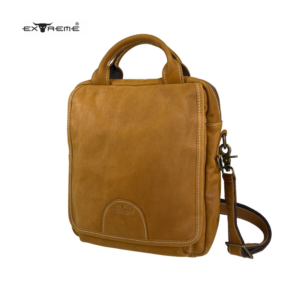 Extreme Leather Handle Sling Bag เหมาะกับ iPad Pro 9.7 "I Leather Crossbody Sling Bag I Beg Silang K