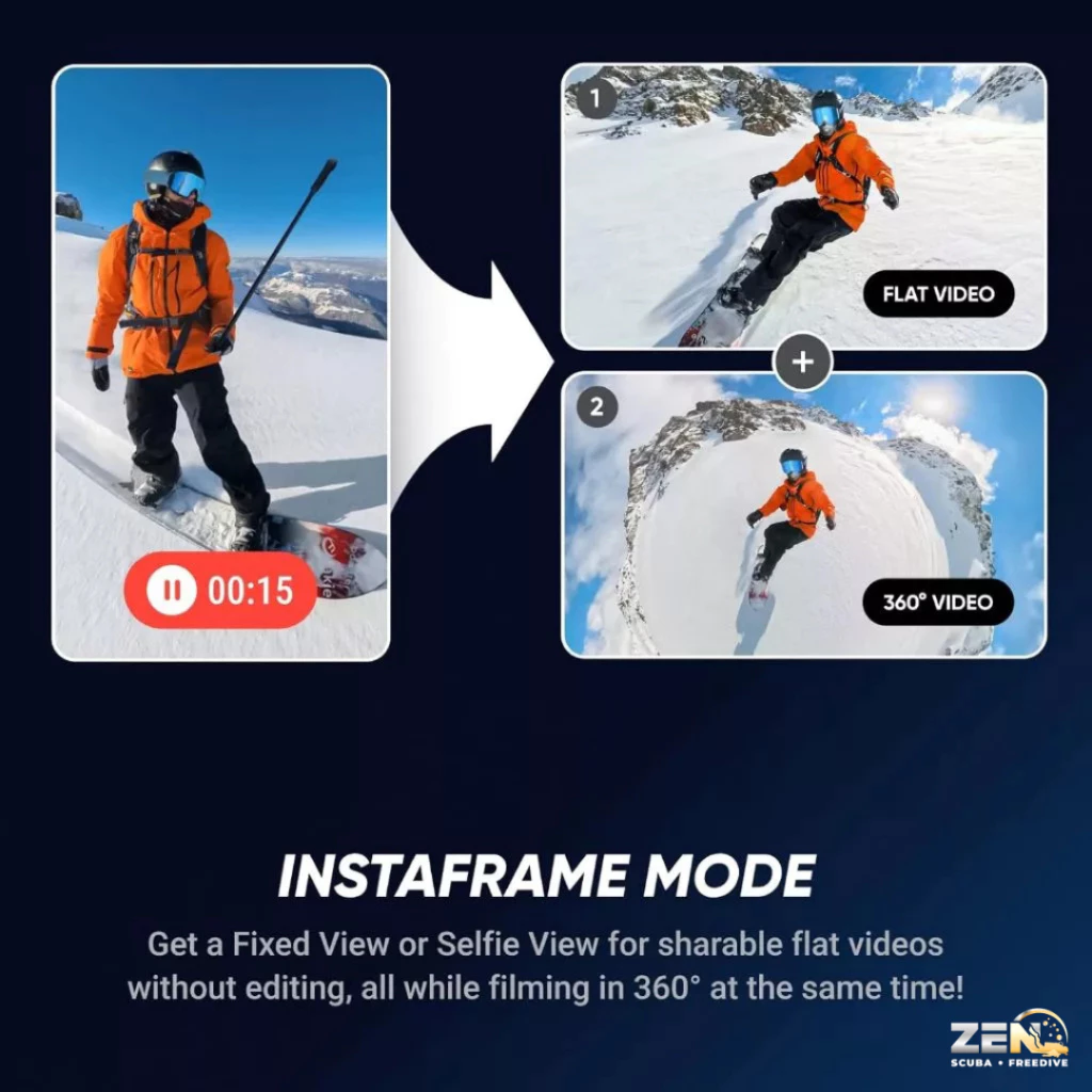 Insta360 X5 กล้องแอคชั่น 8K 360 thumbnail 8