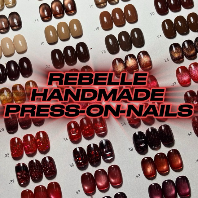 Rebelle Handmade Press-On Nails (คอลเลกชันที่ระลึก)