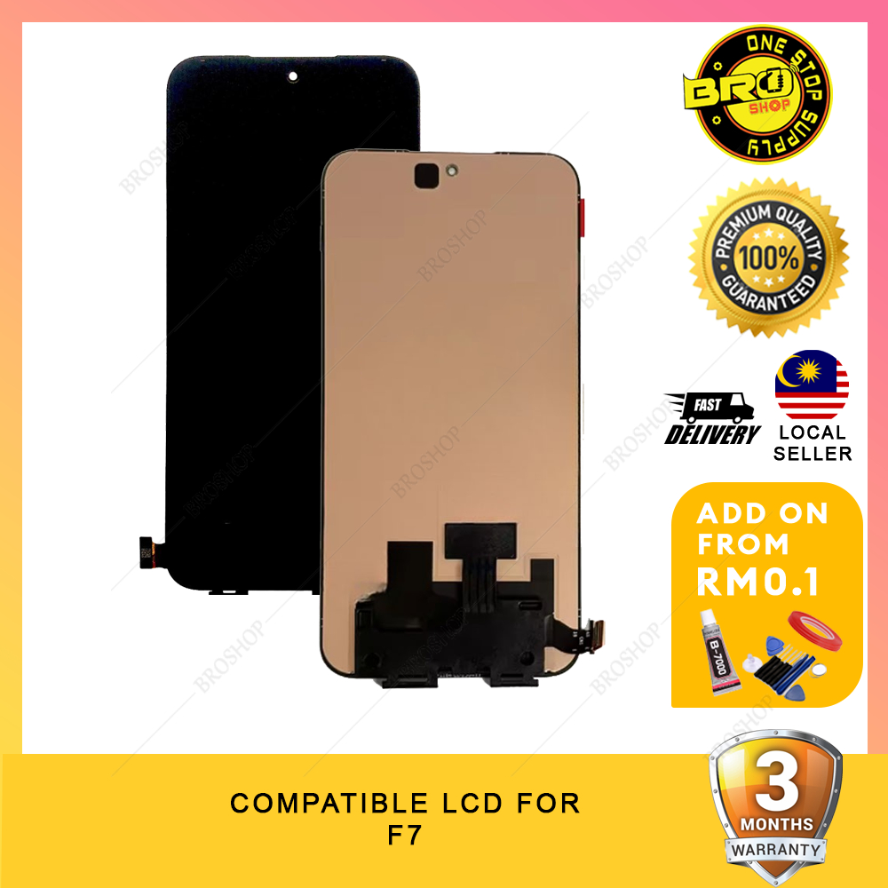 BROSHOP ใช้งานร่วมกับ Lcd สําหรับ XMI POCCO F7 F7PRO F7ULTRA 5G RMI K80 K80PRO 5G DigitizerSkrinGlas