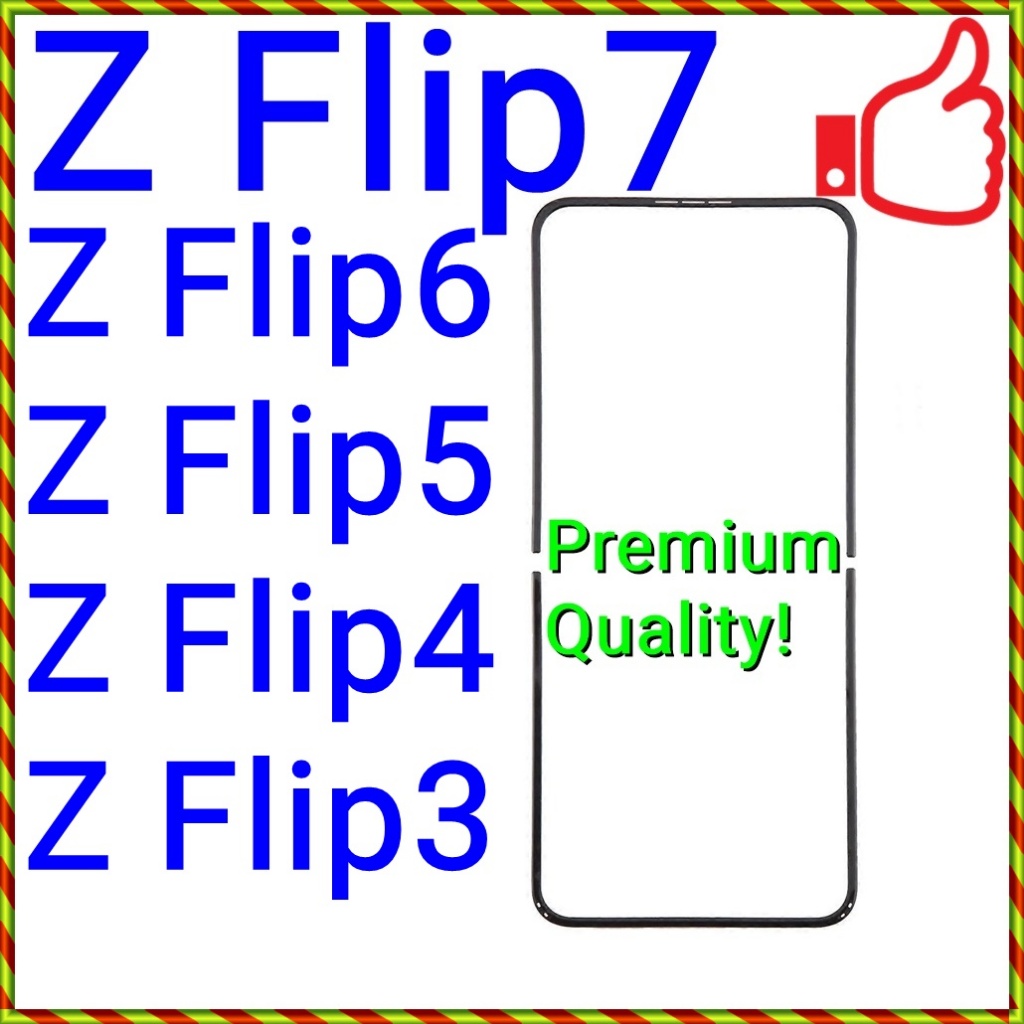 (เติมหน้าจอ GAP) ใหม่วงเล็บหน้าจอด้านในผู้ถือพลาสติก SAM (SUNG) Galaxy Z Flip 7 6 5 4 3 / F766B