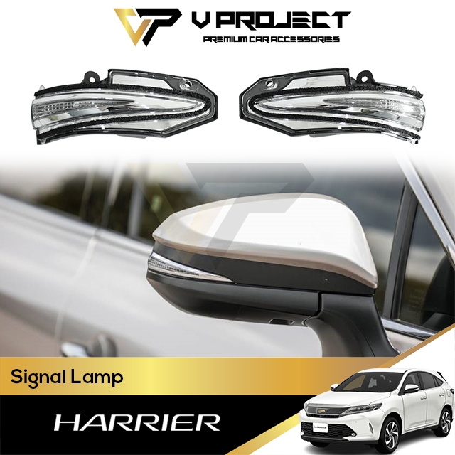 Toyota Harrier ZSU60 ZSU60 XU60 กระจกมองข้างไฟสัญญาณด้านข้าง (2013 - 2020) V โครงการรถอุปกรณ์เสริม