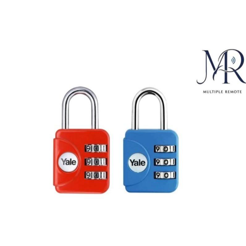 YALE YP1/28/121/1 LUGGAGE PADLOCK STANDARD 3-DIGIT COMBINATION LOCK