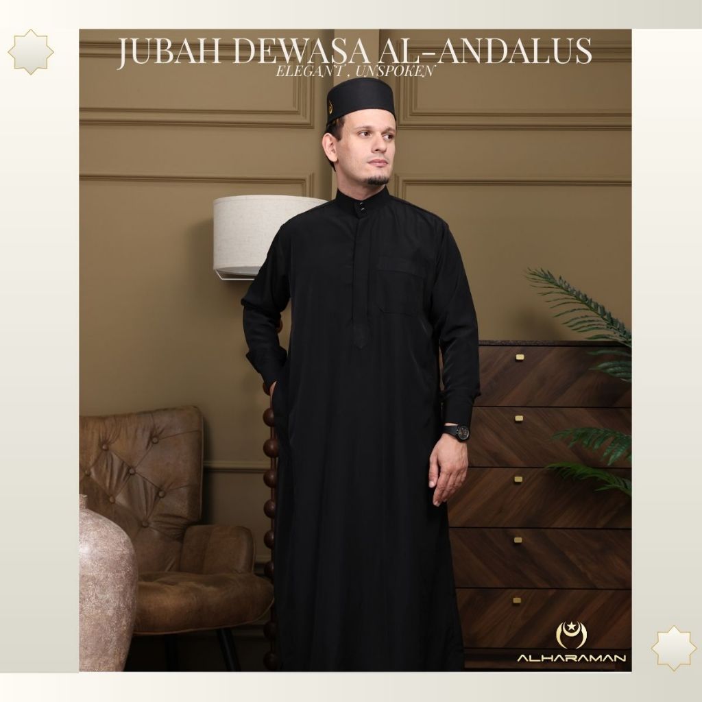 BLACK ADULT AL-ANDALUS ROBE