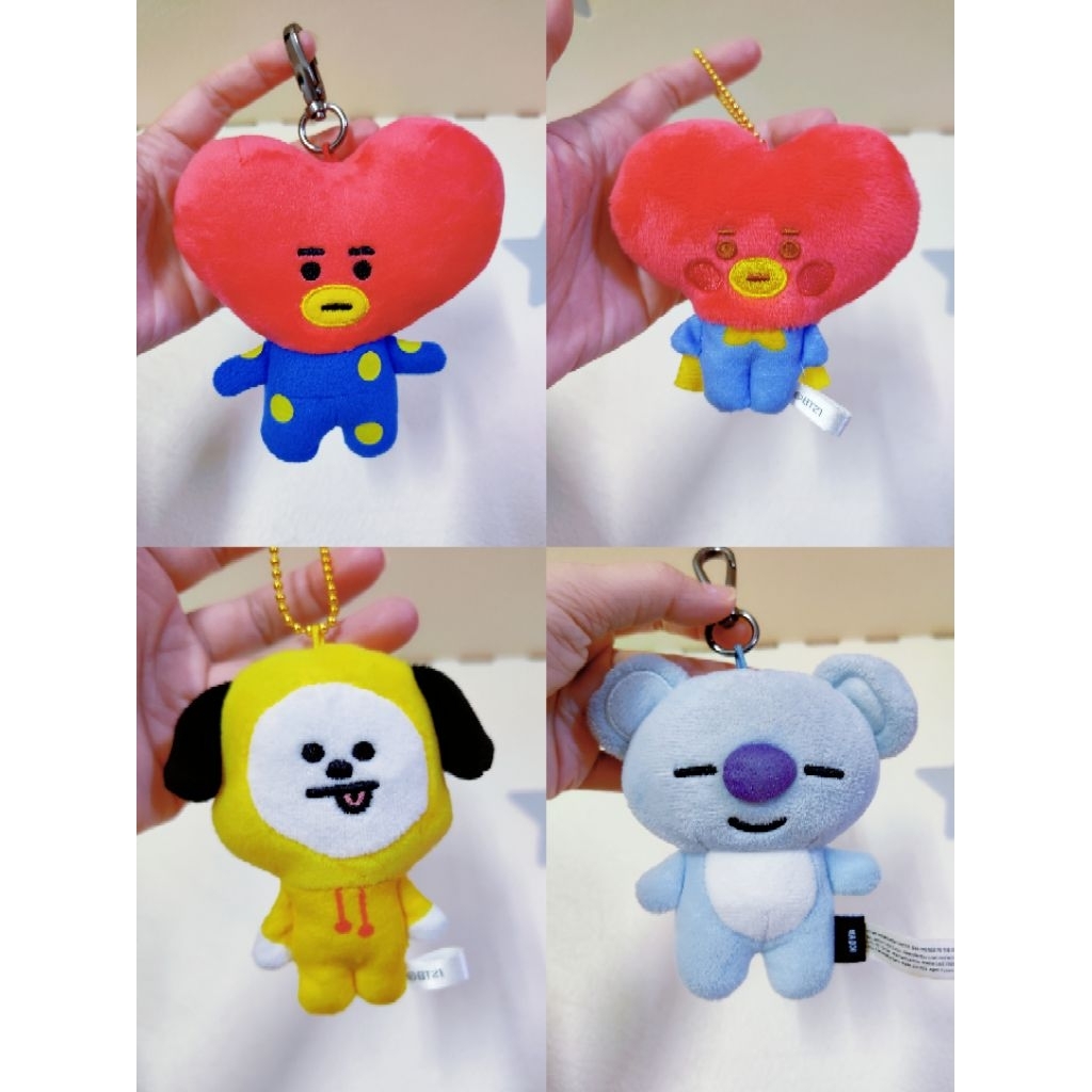 Preloved BTS BT21 พวงกุญแจ SKC77 TATA Koya Chimmy ตุ๊กตามาสคอต