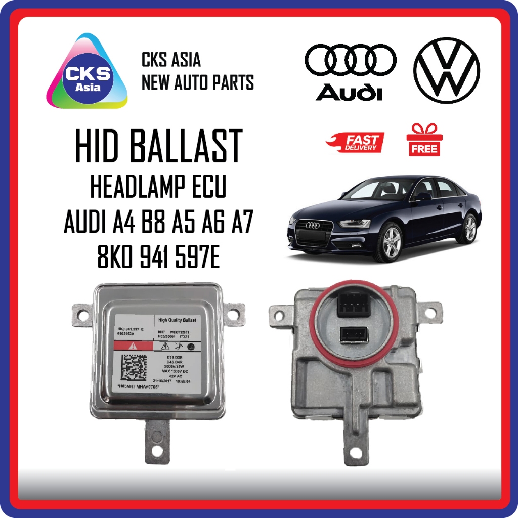(CKS)AUDI A4 A5 Q3 Q5 HEAD LAMP HID BALLAST ECU (597E)