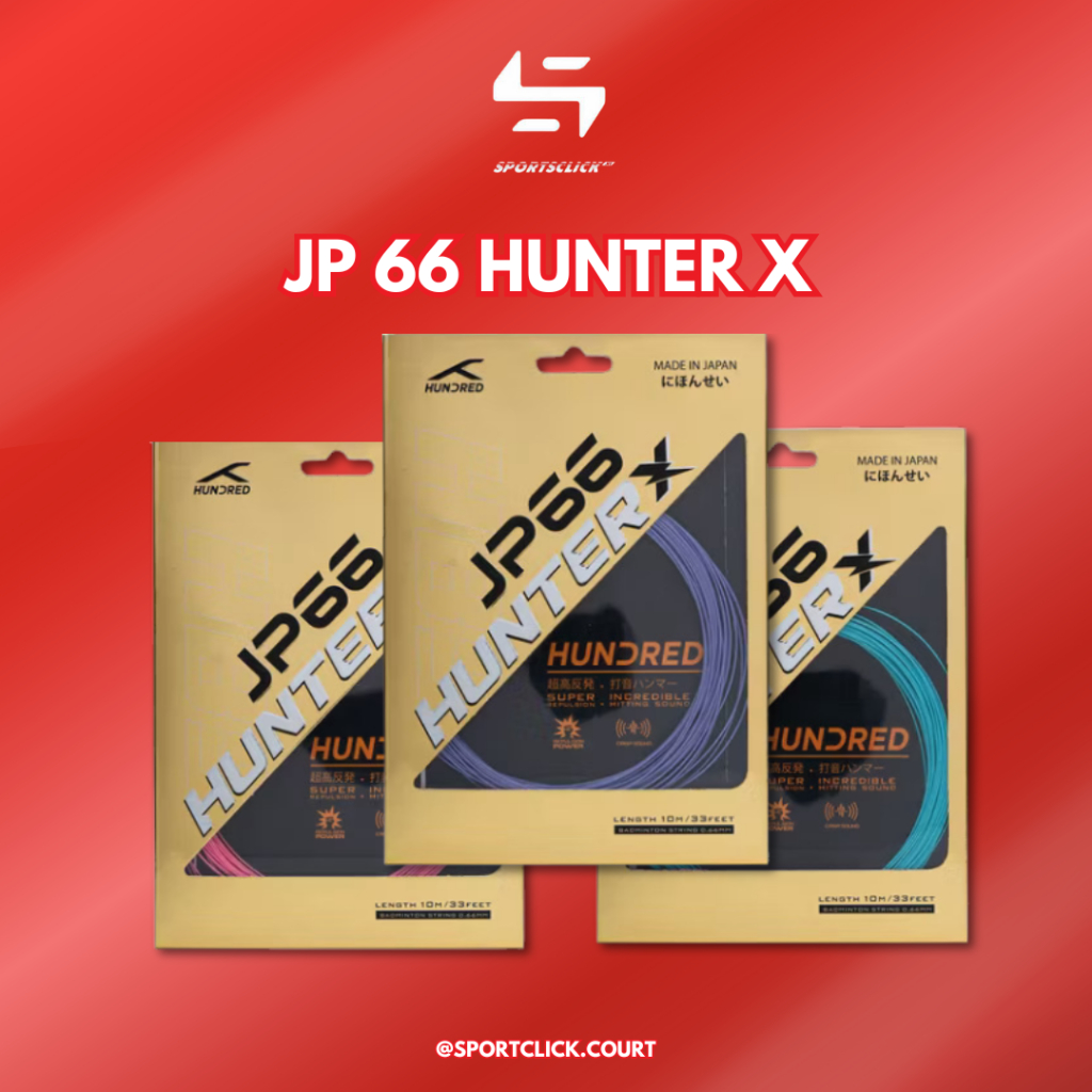 HUNDRED JP66 HUNTER X BADMINTON STRING (กีฬาคลิก)