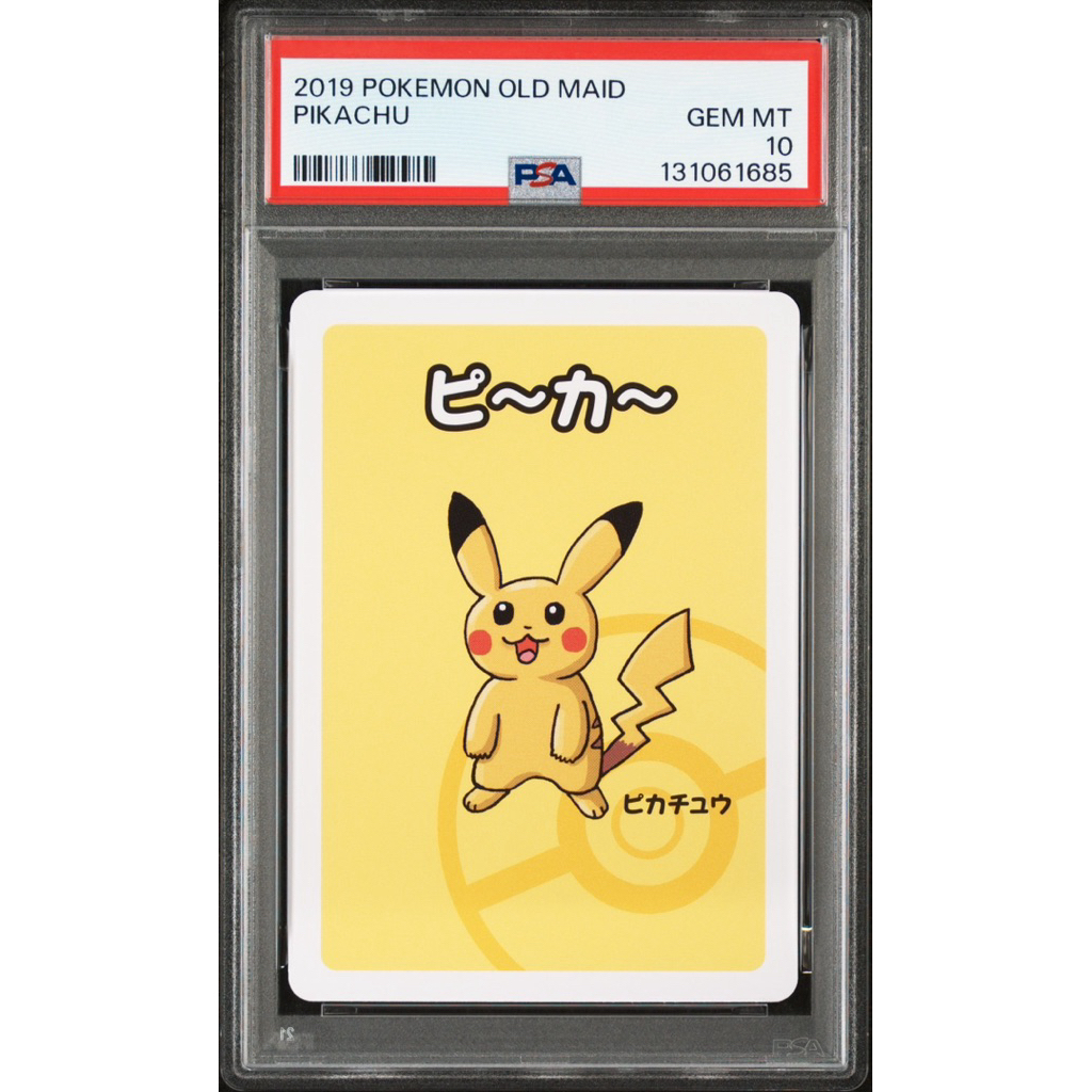 Pikachu Old Maid 2019 PSA10 โปเกมอนญี่ปุ่น Slab