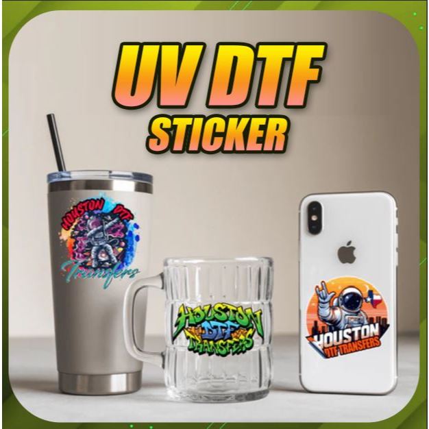 สติ๊กเกอร์ UV DTF Premium A4 / A3 (BEST QUALITY)