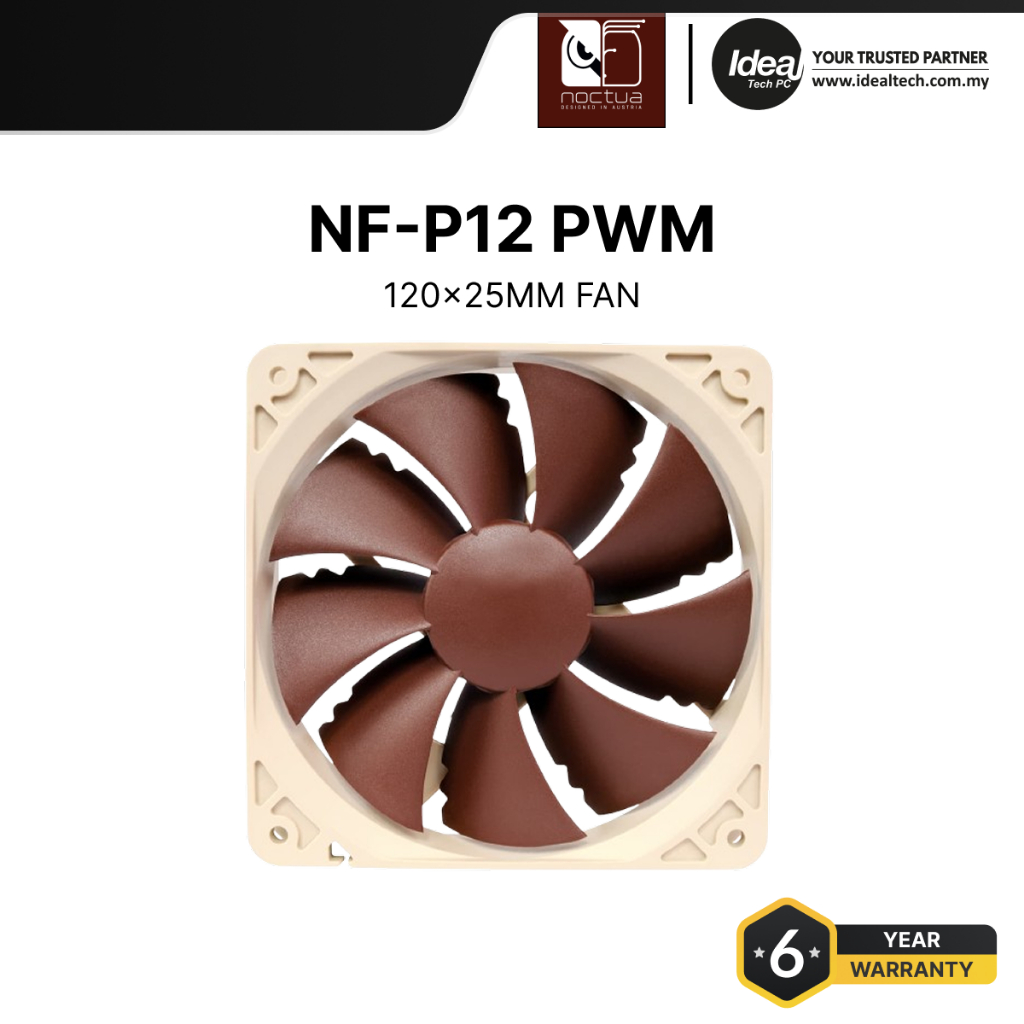 NOCTUA NF-P12 PWM 120MM พัดลม