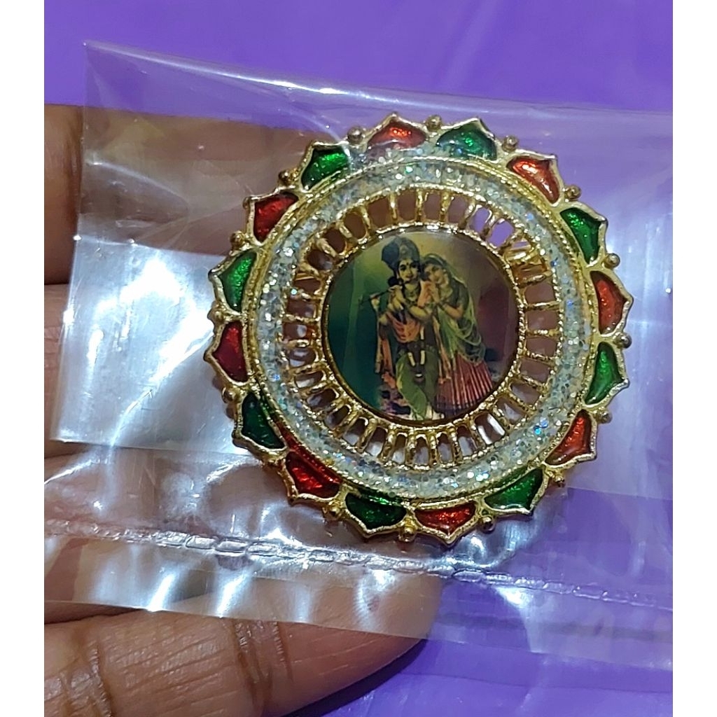 Radha Krishna เข็มกลัดเล็ก