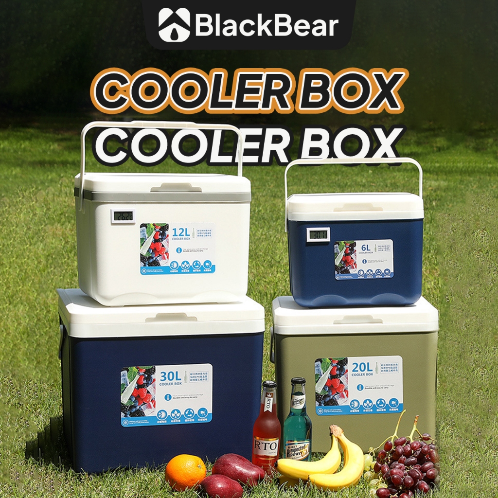 Camping Ice Box Insulated Cooler Box Outdoor Fishing Kotak Ais Tahan Sejuk Memancing Food Storage