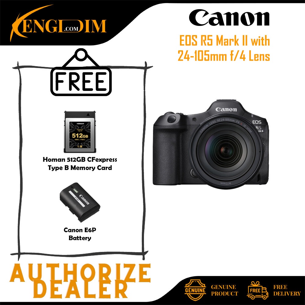 กล้องมิเรอร์เลส Canon EOS R5 Mark II / R5 II