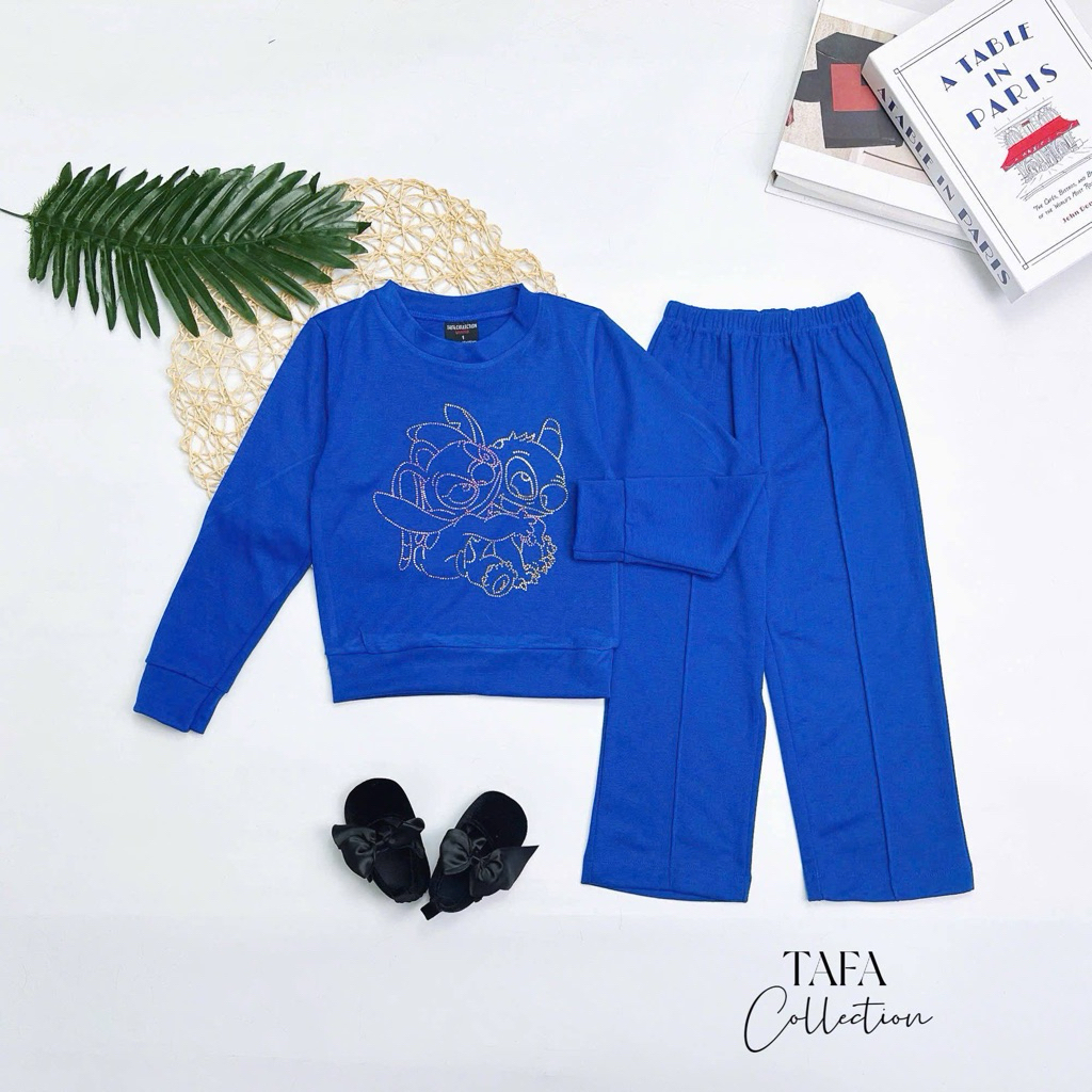 TAFA LIMITED BLACK TAGGING STICTH BIRU