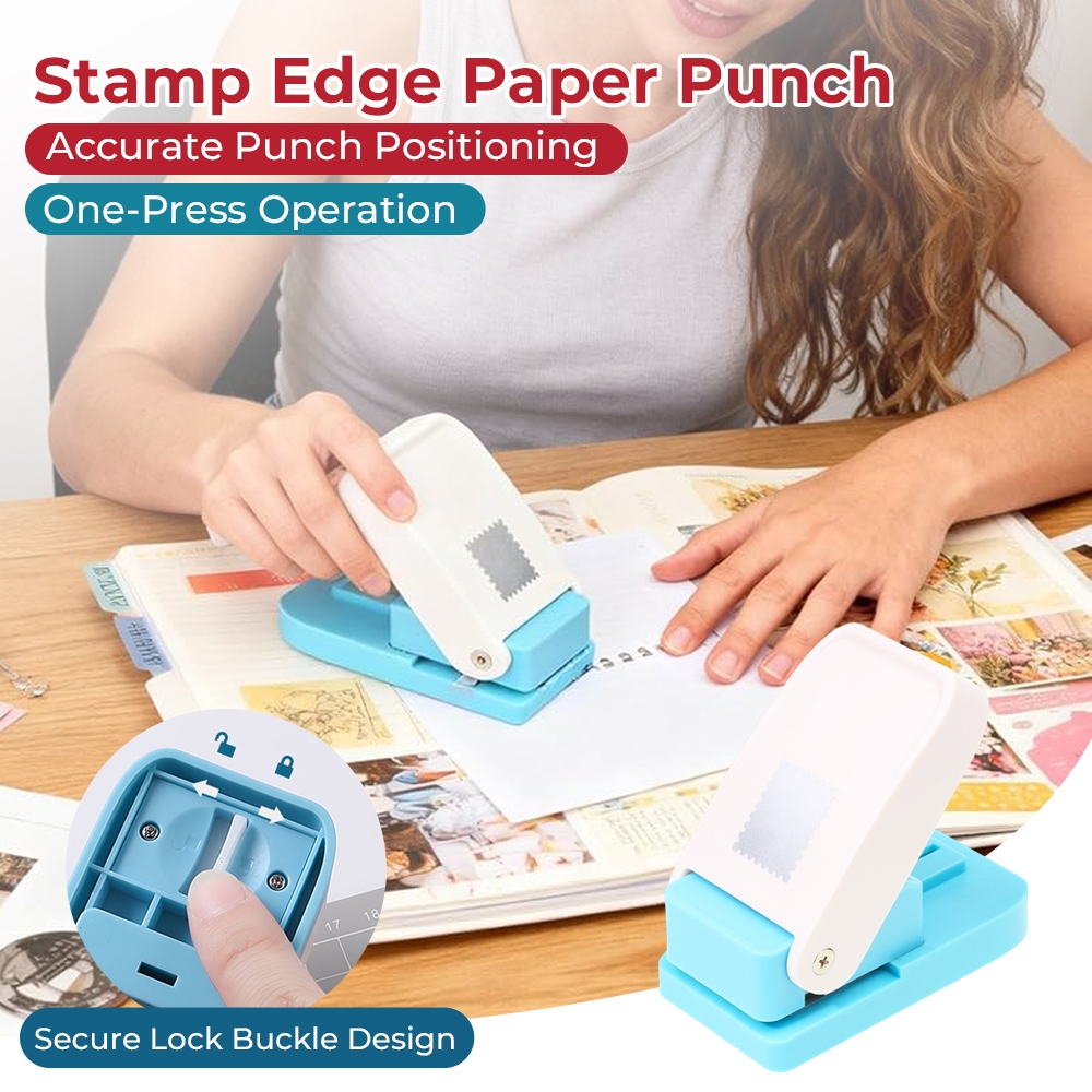 Craft Punch เครื่องลายนูน New Round Hole Punch Embosser รูปทรงแสตมป์ฟัน