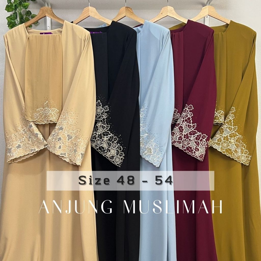 Abaya Fursan พร้อมผ้าคลุมไหล่