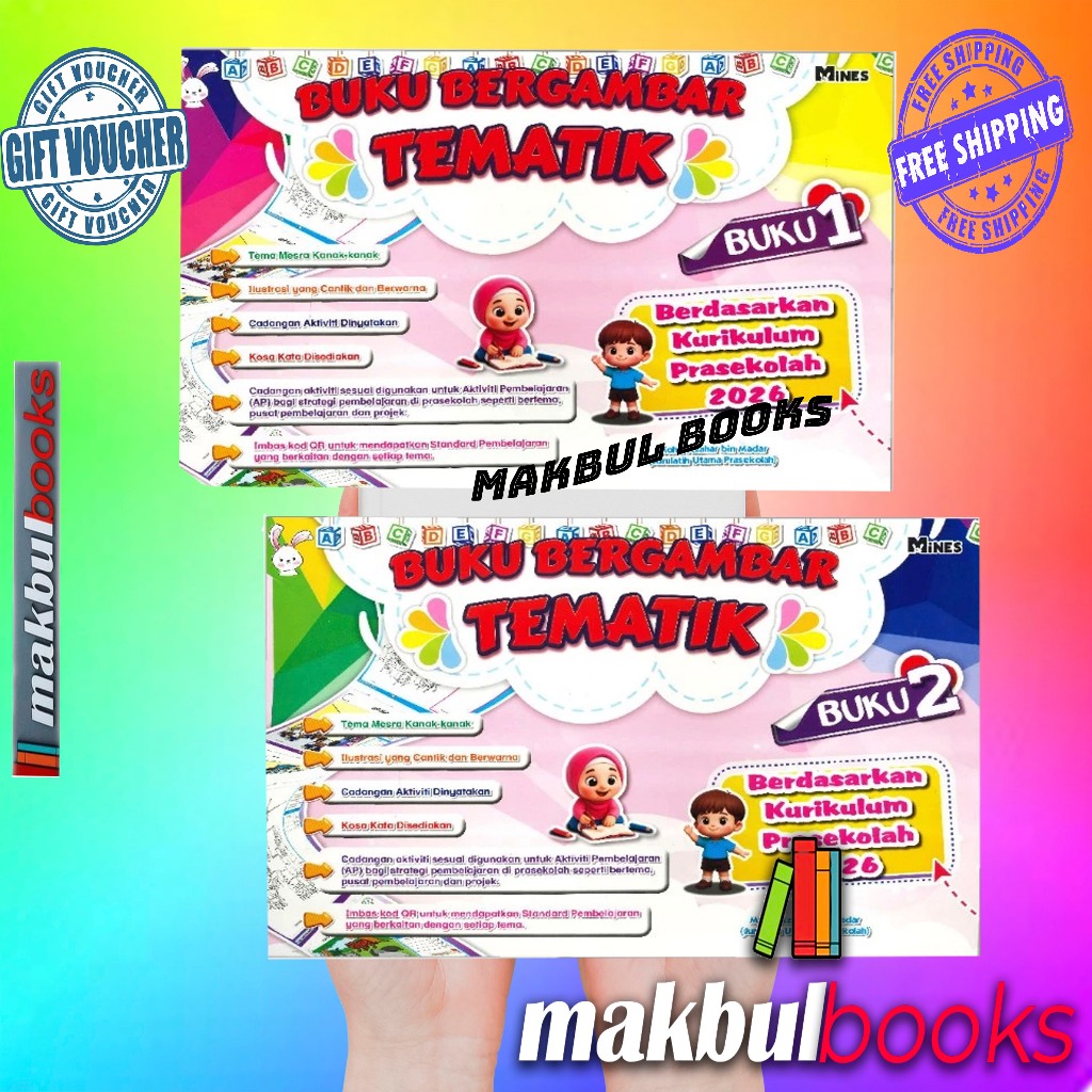 MINES: PRESCHOOL THEMATIC PICTURED BOOK BOOK 1 & BOOK 2