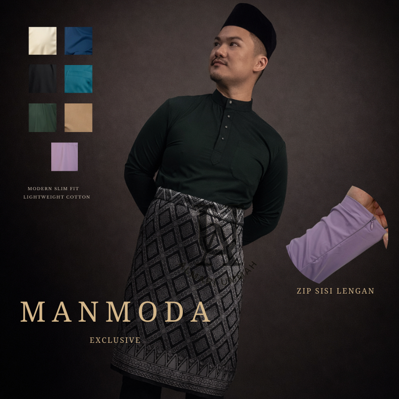 MANMODA ใหม่ BAJU MALAY MODERN FIT CAKE MUANG