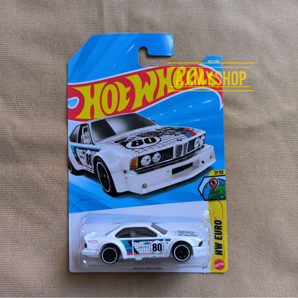 Hot Wheels BMW 635 CSI HW Euro Mattel Diecast Mainline JDM