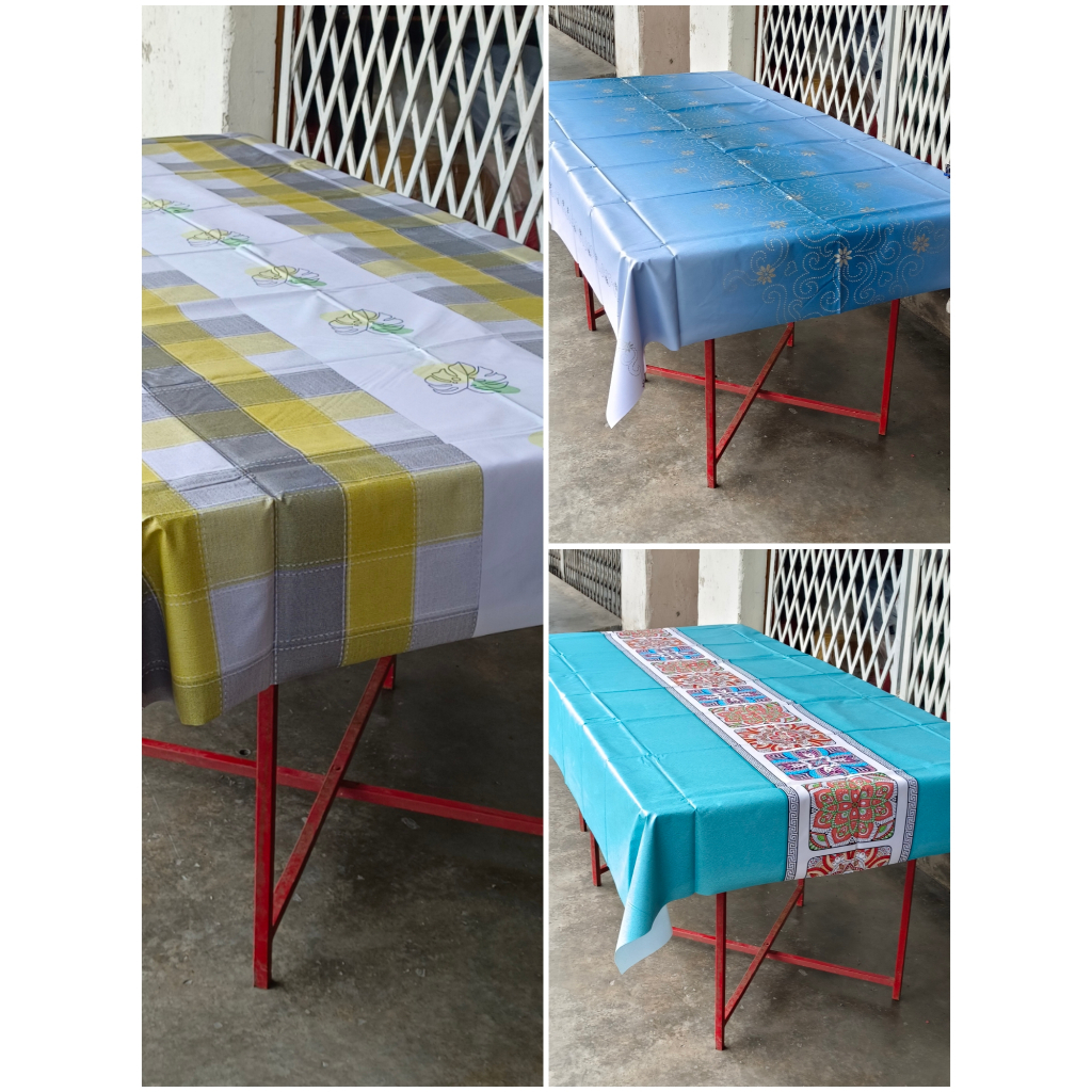 RECTORANGLE ฝาครอบ PU 6x3 TABLE CLOTH 8 ที่นั่ง