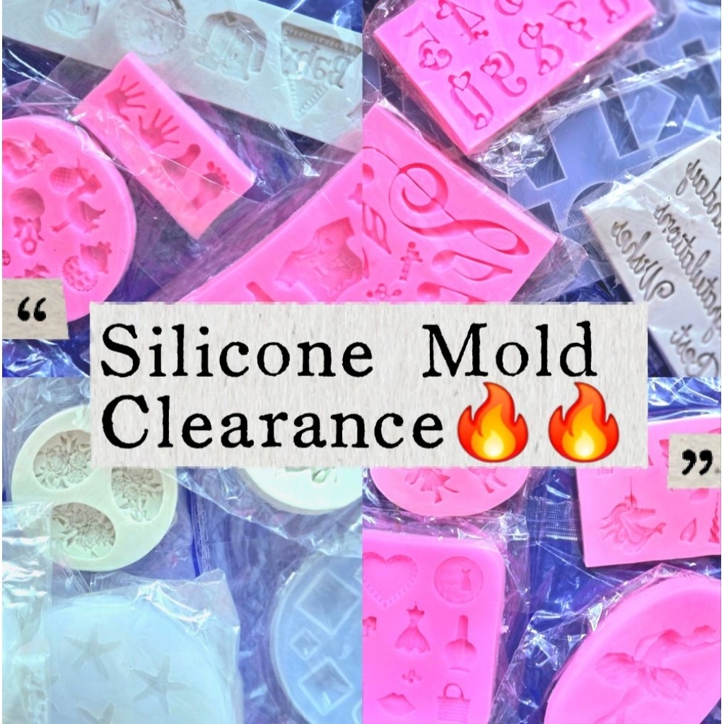 Clearance (3) Acuan ซิลิโคนช็อกโกแลต Mould Fondant Mould สบู่ Mould ตัวอักษร Capital Letter Words หม