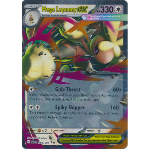 Pokemon TCG Mega Lopunny ex 084/094 Double (อังกฤษ)