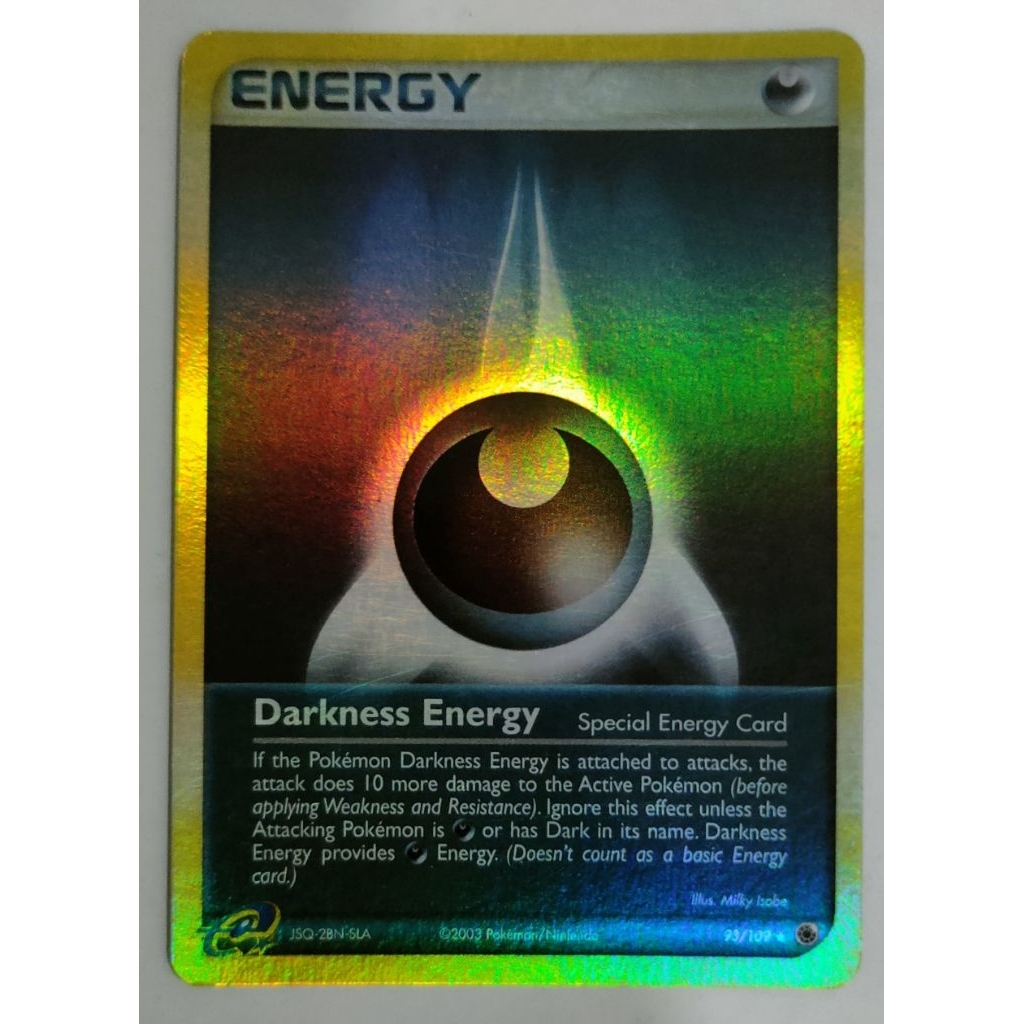 Darkness Energy (พิเศษ) - 93/109 - Reverse Holo (Ex Ruby & Sapphire Reverse Holo Singles) [Near Mint