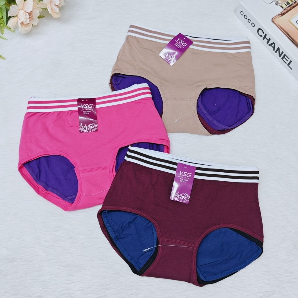 พลัสขนาดผู้หญิงกางเกงผ้าฝ้ายชุดชั้นในขนาด M-6XL Seluar Dalam Wanita ขนาดขนาดใหญ่ผ้าฝ้าย 8808