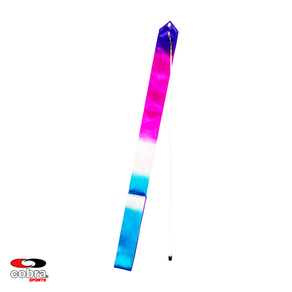 KENKO Gymrama Ribbon Rhythmic ยิมนาสติกสามสี 5M รุ้ง 5M