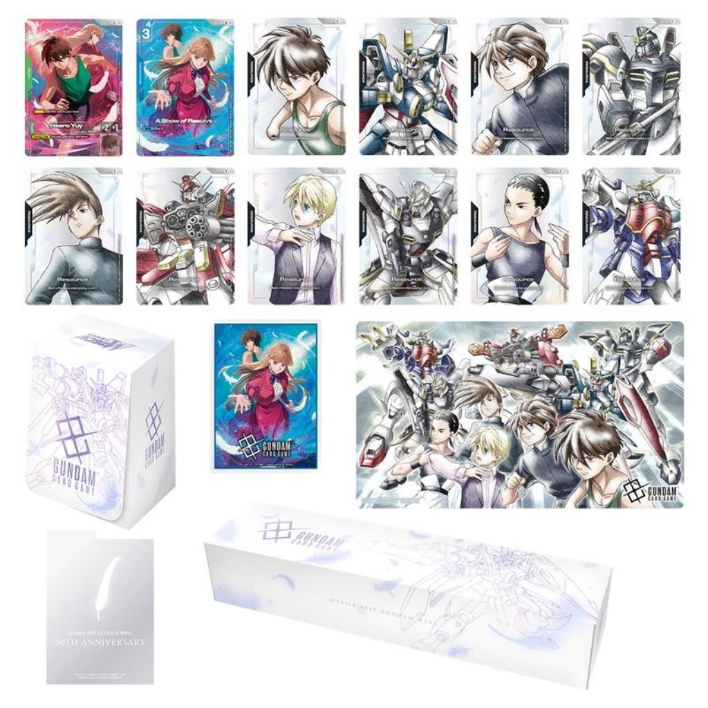 Gundam PB01 PB-01 Bandai Gundam Wing Premium Accessory Set Box Sealed Gundam Card Premium Goods Mobi