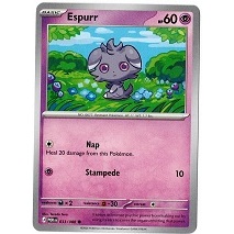 ESPURR 033/088 PSYCHIC TYPE - Pokemon Perfect Order Singles