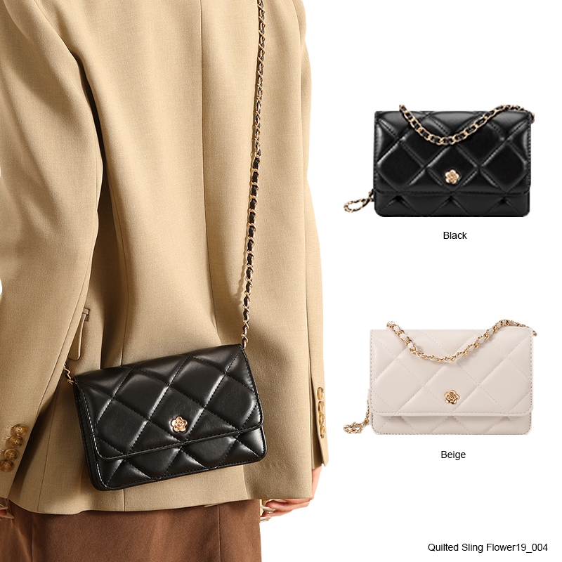 (Stok Sedia Ada) Beg Silang Bowling Berlapik Premium Quilted Bowling Slingbags