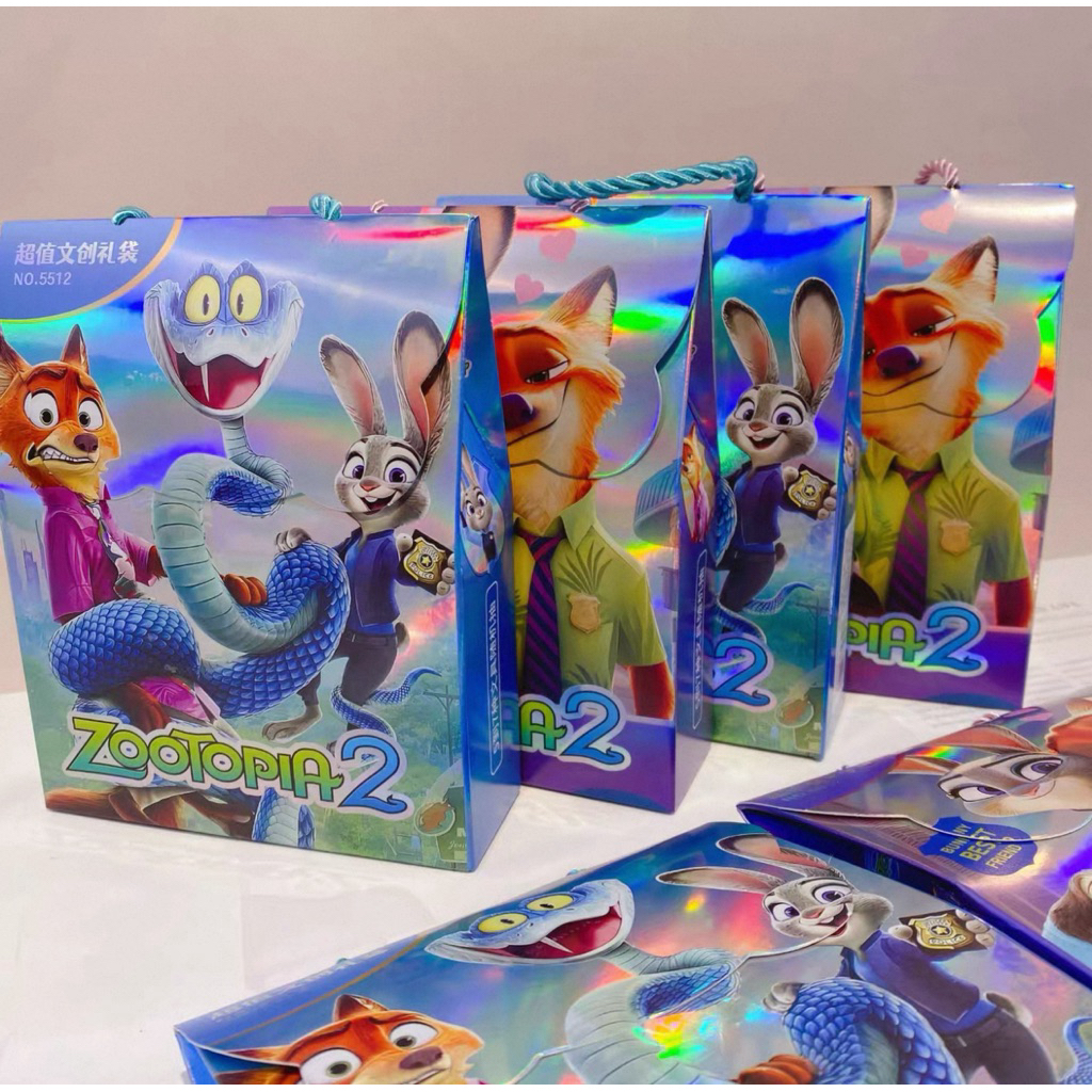 [ซื้อ 10 ฟรี 1] Zootopia Blind Box Big Surprise เครื่องเขียน Zootopia Blind Box การ์ตูนน่ารักชุดเครื