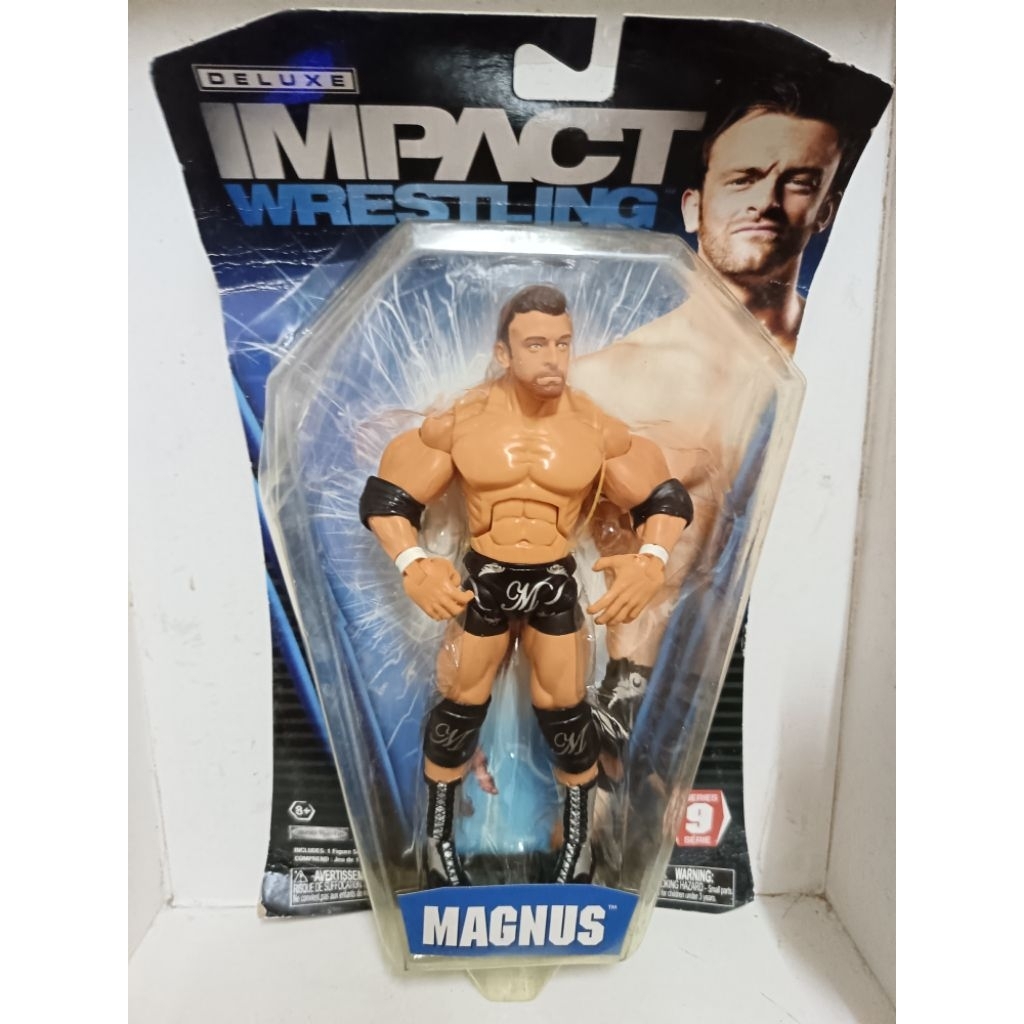 Jakks Pacific TNA Deluxe Impact Wrestling Magnus Nick Aldis Wrestling Action Figure