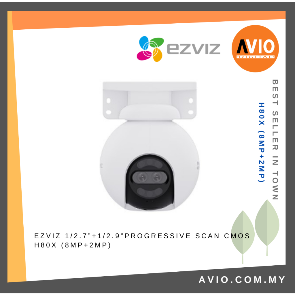EZVIZ 1/2.7+1/2.9PROGRESSIVE SCAN CMOS H80X (8MP+2MP)