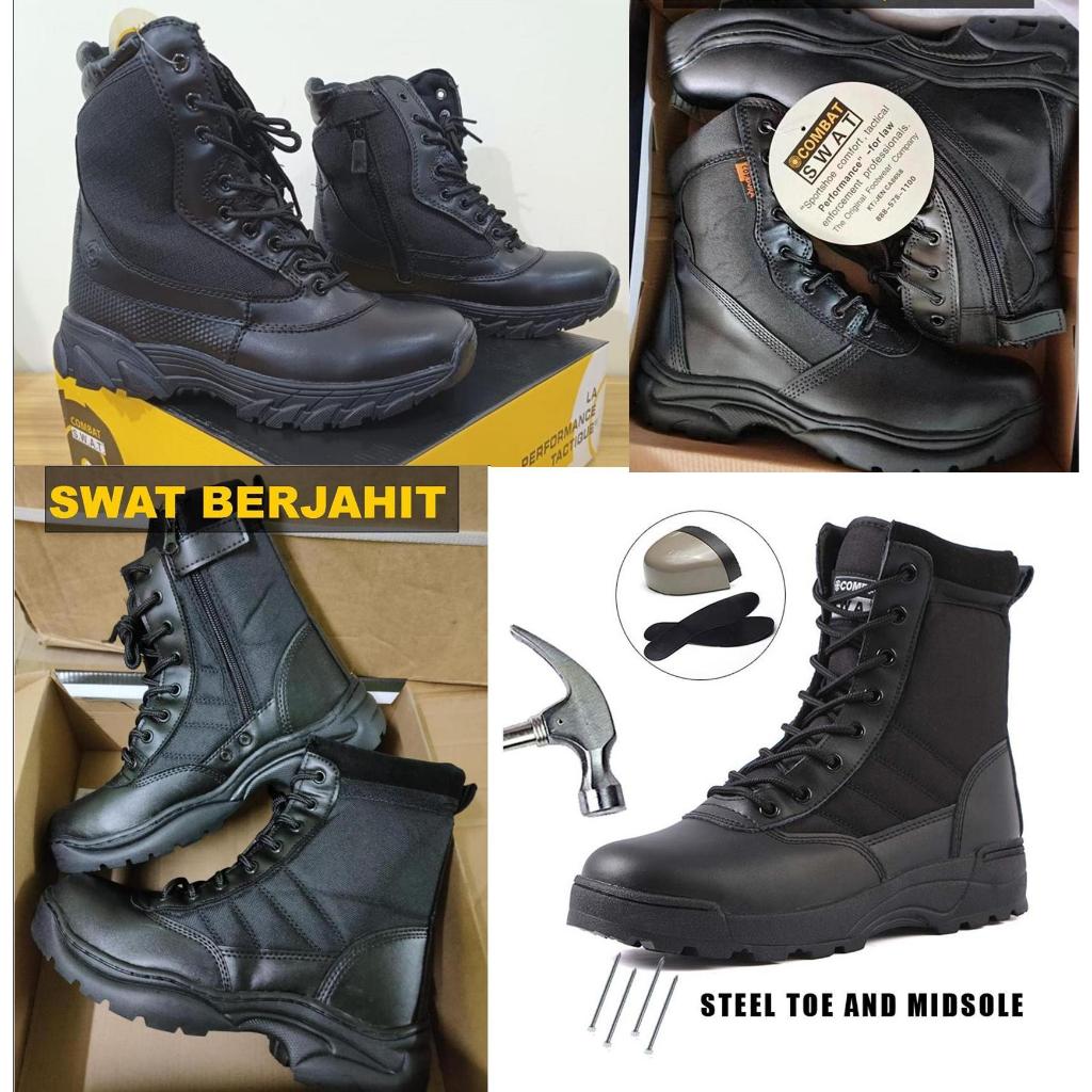 SWAT TACTICAL BOOTS รองเท้า KASUT OPERASI